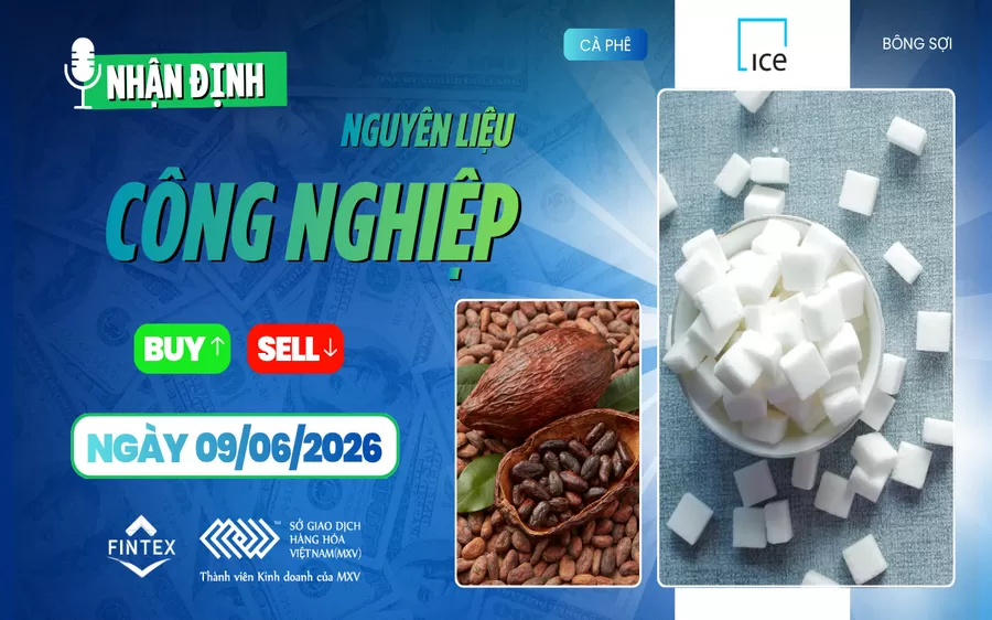 NHẬN ĐỊNH NGUYÊN LIỆU - CÔNG NGHIỆP NGÀY 09/06/2026